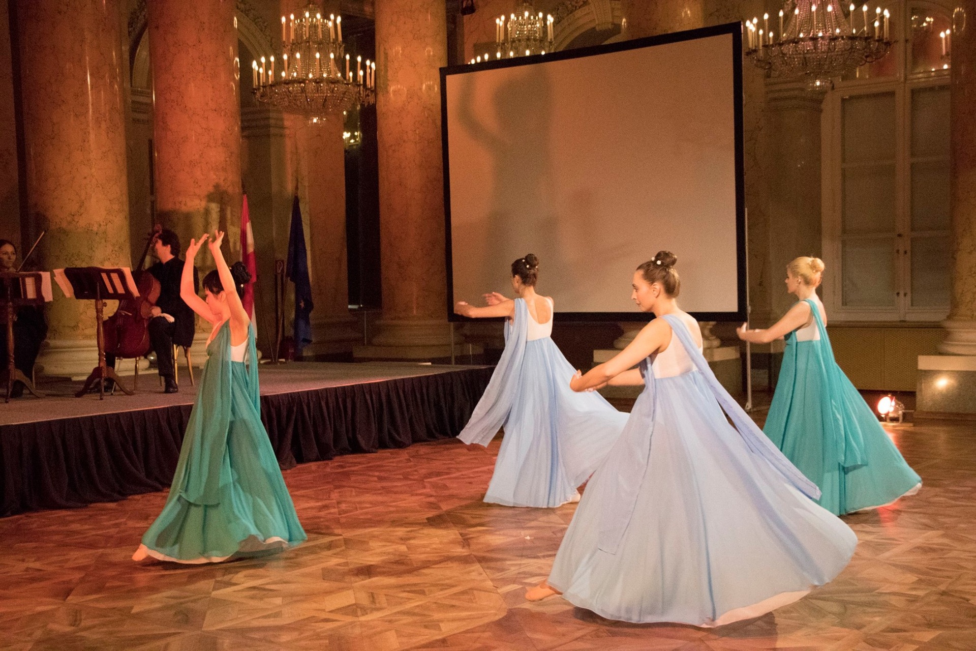 Ballet performance at a Vienna conference evening